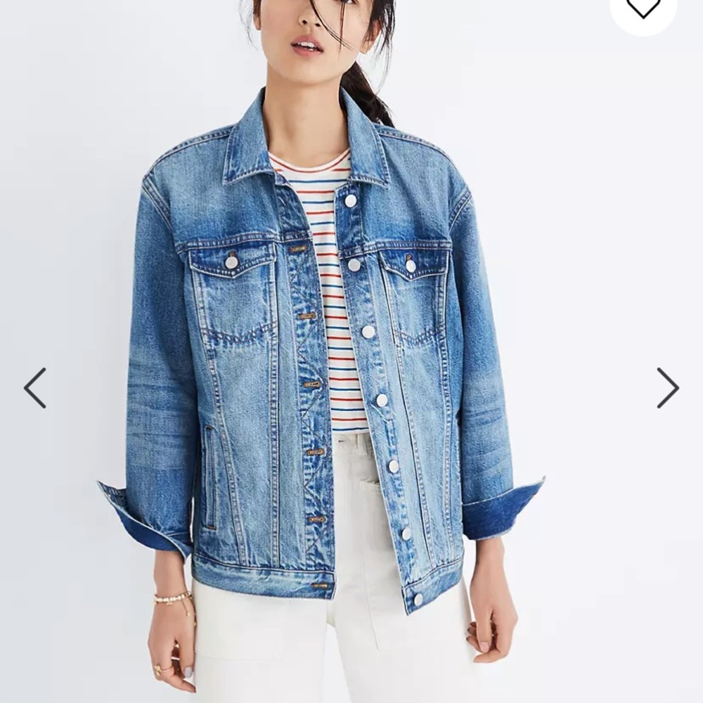 Madewell Oversized Jean Jacket in Capstone Wash